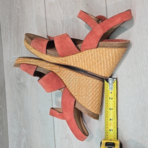 Sofft Women Casidy Leather Wedge Sandals shoes sz 9.5M - Picture 8 of 13